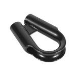 Stainless Steel Wire Rope Thimbles - Black 3/8" 2 Pack