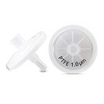 Hydrophobic PTFE Syringe Filters - 25mm, 1.0 μm (100 Pack)