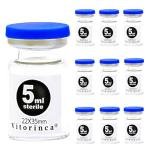 Vitorinca 5ml Sterile Glass Vials - 10 Pack