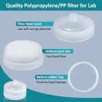LVDALAB Reusable PP Syringe Filter, 50mm Diameter