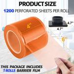 Keedolla Orange Dental Barrier Film Tape Roll 4"x6