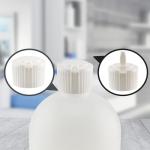 90 ml Plastic Bottles with Flip Caps, 4 Pack