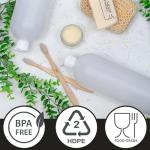 90 ml Plastic Bottles with Flip Caps, 4 Pack