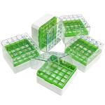 MUHWA Polycarbonate Cryobox Flask Rack 5x5 Array
