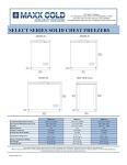 MAXX Cold Sub Zero Commercial Chest Freezer