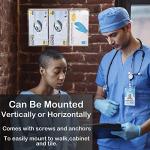 Acrylic Glove Box and Face Mask Holder Organizer