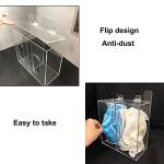 Acrylic Mask and Glove Dispenser with Lid