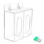 Acrylic Mask and Glove Dispenser with Lid