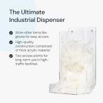 Transparent Acrylic Safety Glasses Dispenser for Labs