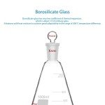 24/40 Erlenmeyer Flask with Stopper, 1000 ml