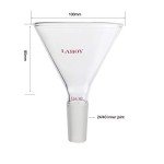 Glass Jointed Powder Funnel with 100mm Top O.D
