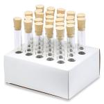 Borosilicate Glass Test Tubes with Cork Stoppers