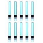 Borosilicate Glass Test Tubes with Screw Caps (10 Pack)