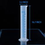 1000ml Plastic Graduated Cylinder Set - 2 Pack