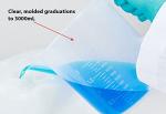 3000mL Polypropylene Beaker with Handle and Graduations