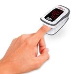 Portable Fingertip Pulse Oximeter with Display & Case