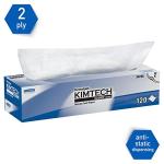 Kimtech Kimwipes 2-Ply Delicate Task Wipers, 120/Box