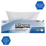 Kimtech Kimwipes 2-Ply Delicate Task Wipers, 120/Box