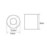 M2 Aluminum Sleeve Crimp Clips for Steel Wire