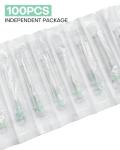 100 Pcs 32Ga 4MM Needles for Lab Use