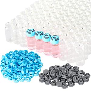 10ml Clear Glass Vials with Caps and Stoppers