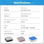 WEST TUNE 3000rpm Magnetic Stirrer Mixer, 3000ml