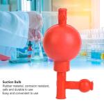 Red Rubber Pipette Filler with 3 Openings