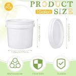 Leinuosen 16 Pcs Heavy Duty Plastic Bucket Set