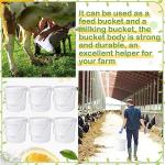 Leinuosen 16 Pcs Heavy Duty Plastic Bucket Set