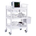 VEVOR 3-Tier Mobile Lab Utility Cart with Wheels