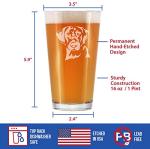 Labrador Retriever Pint Glass - Fun Dog Decor