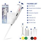 5mL Adjustable Volume Lab Pipette - Single Channel