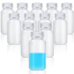 12 Pack Wide Mouth 250ml Plastic Reagent Bottles