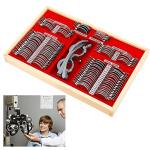 104 PCS Optical Lens Kit with Frame & Case