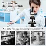 Professional Microscope Kit for Kids Ages 8-12
