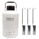 6L Liquid Nitrogen Dewar with Canisters & Bag