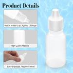 15ml Plastic Dropper Bottles - 50 Pack