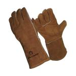 14-Inch Heat Resistant Leather Welding Gloves