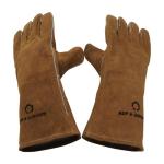 14-Inch Heat Resistant Leather Welding Gloves