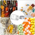 15ml Glass Jars with Screw Caps - 36 Pack