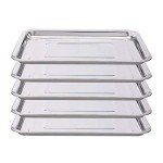 5 Pack Stainless Steel Surgical Instrument Trays