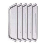 5 Pack Stainless Steel Surgical Instrument Trays