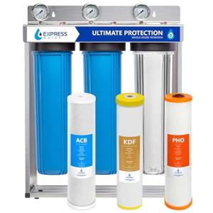 Whole House Water Filter System - 3 Stage Filtration