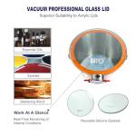 5 Gallon Stainless Steel Vacuum Chamber with Glass Lid