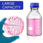 500 ml Borosilicate Glass Storage Bottles - 4 Pack