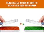 6 Pack Reusable Indicating Silica Gel Desiccant