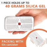Silica Gel Dehumidifier Canisters - 5 Pack