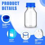 Borosilicate Media Storage Bottles - 250 ml, Set of 8