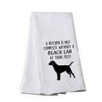 Black Lab Kitchen Towel for Lab Lovers
