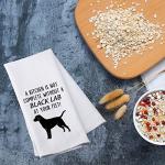 Black Lab Kitchen Towel for Lab Lovers